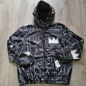BRAND NEW Basquiat X Members Only Collaboration Windbreaker Men's Size XL